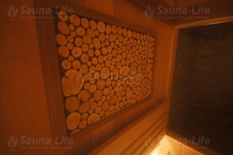 Панно из можжевельника, 600х1000 мм.
