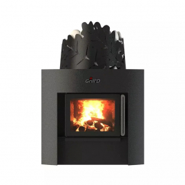 Дровяная банная печь GrillD Dubravo 200 Window (дверца со стеклом)