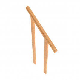 Перило для подиума Bentwood, лиственница натуральная